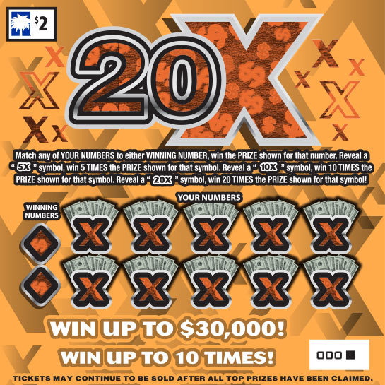 20X the Money Scratch-Off Game Link