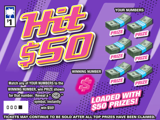 Hit $50 Scratch-Off Game Link