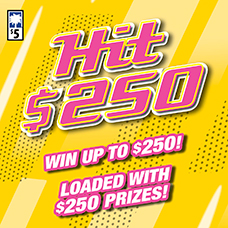 Hit $250 Scratch-Off Game Link