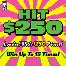 Hit $250 Scratch-Off Game Link