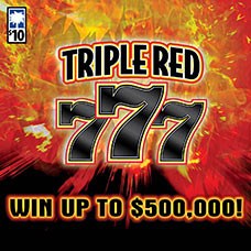 Triple Red 777 ($10) Scratch-Off Game Link