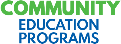 Community Education Programs Section Header