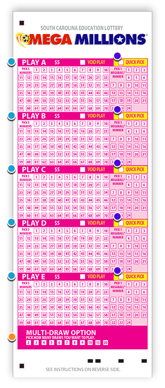 Mega Millions Play Slip