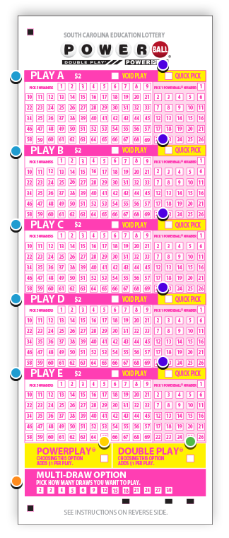 Powerball Play Slip