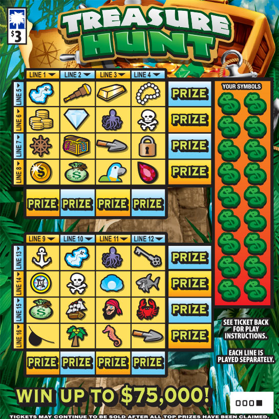 Treasure Hunt Scratch-Off Game Image