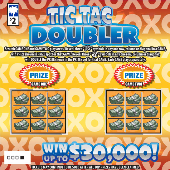 Tic Tac Doubler Scratch-Off Image
