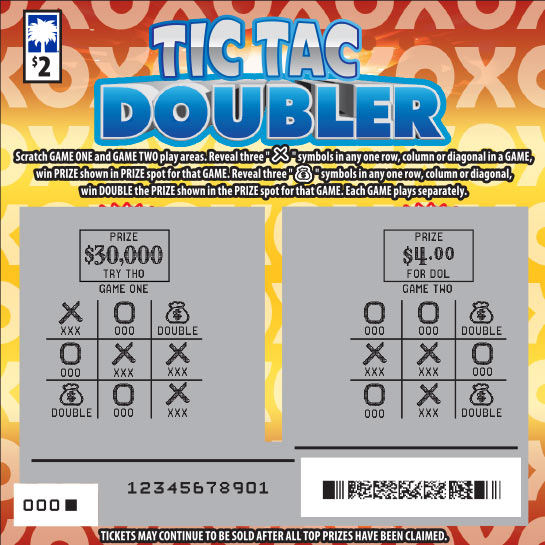Scratch-Off - Tic Tac Doubler (Game #1675) - South Carolina