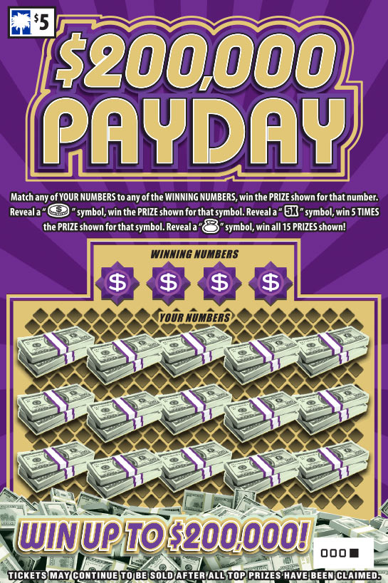 $200,000 Payday Scratch-Off Image