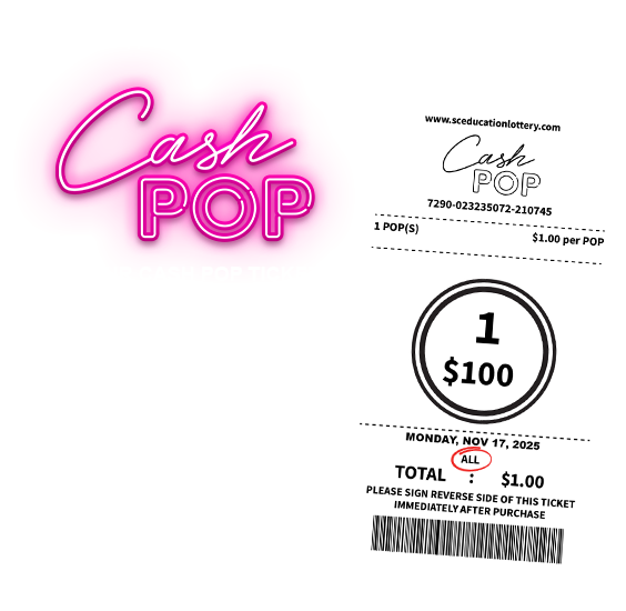 Image Link to CASH POP game page. The light of the party.
