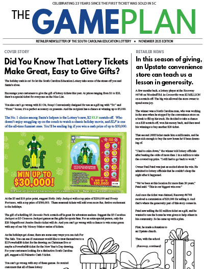 Retailer Newsletter November 2025 PDF Link